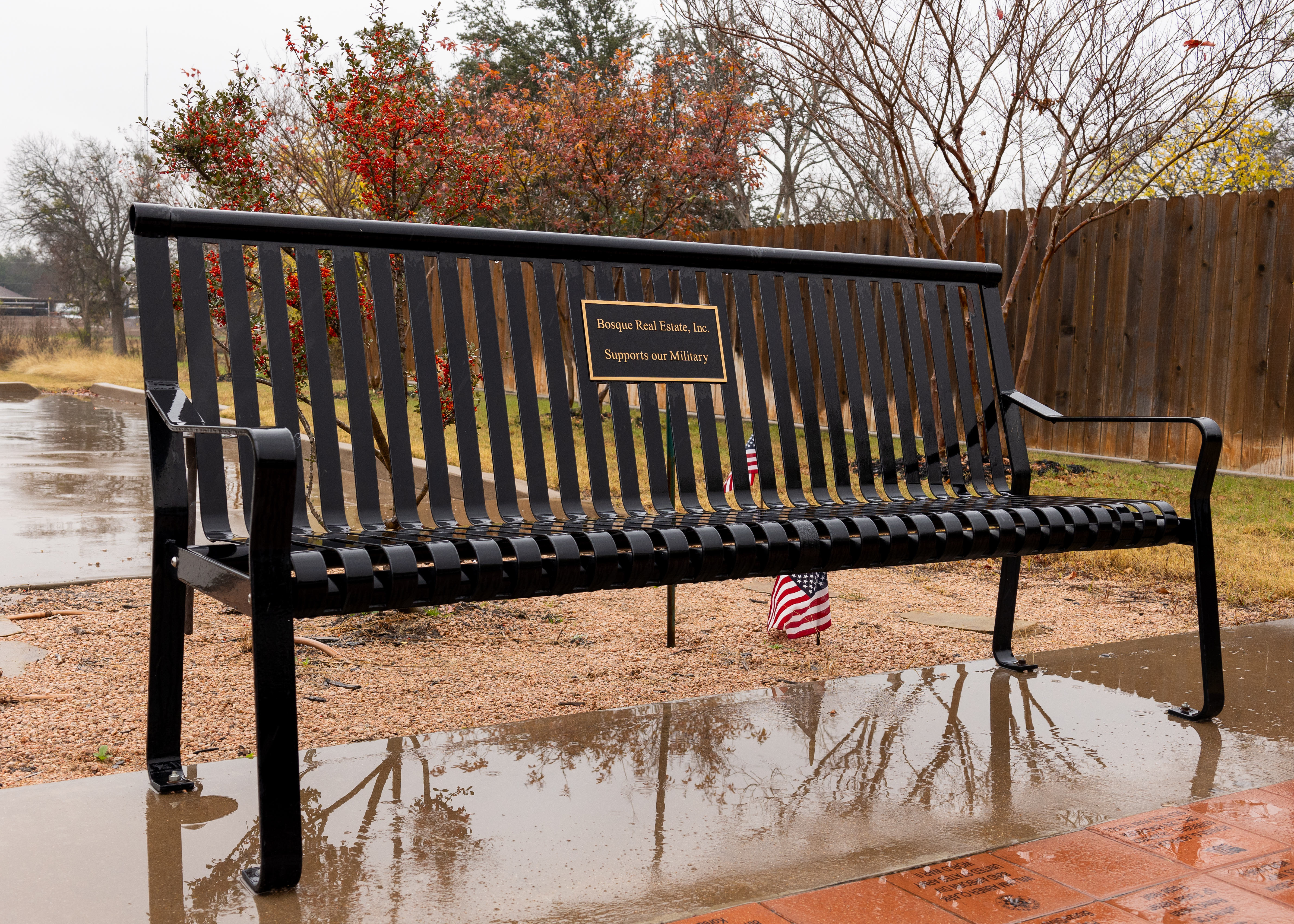 MyTCoat furniture in a park setting